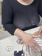 包水饺的姐姐  奶子一晃一晃的真受不了1