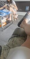 天气太热了，在家陪女儿干活。