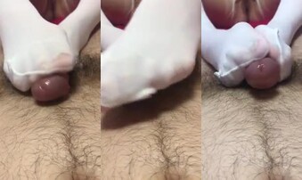 老婆第一次足交