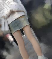 跟拍女大学生光腿神器