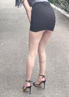 短裙露出0
