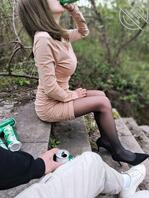 我与小姑 12 用自残的方式威胁小姑逼着小姑来见我，在公园里内射了小姑1