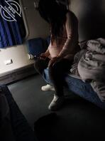 真实火车站无套内射搭讪。9个月的孕妇，然后在卫生间无套内射0