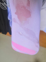 射到妹妹丝袜脚上了都没发现，还把小骚鞋穿上了2