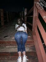 （真实原创）今晚和表姐逛湿地公园0