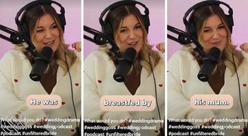 结婚典礼当天!新娘惊见这一幕想悔婚新郎在吸婆婆的母乳1