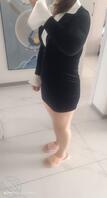 老婆的这个裙子怎么样，蹲下会漏逼