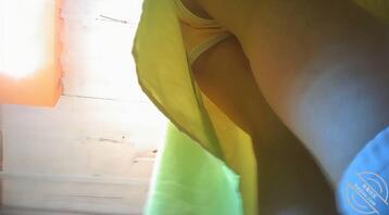 抄底CD黄色连衣长裙小妹妹1