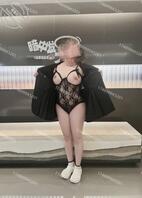 穿情趣内衣逛商场啦1