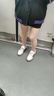地铁偶遇肉丝学生妹