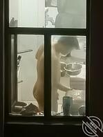 原创，近期偷拍对楼，两口子还是不拉窗帘1