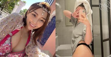 「阳光瑜珈正妹」化身中东尤物，「异国猛乳」洗刷粉丝视线！