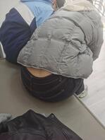 #这女的屁股真翘可惜没拍上