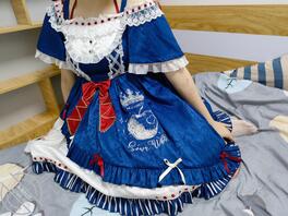 洛丽塔服装yyds，白色袜子看见就有感觉0