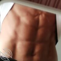 居家自拍腹肌猛男1