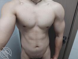 烟台健身肌肉男大学生约炮1