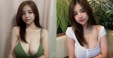 真．童颜巨乳！超萌大眼妹竟然有“核弹级乳量”　罩杯目测不能！