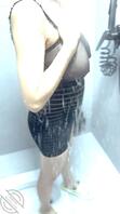 192、第一视角看姐姐洗澡，情趣内衣性感巨乳孕妇风韵万分1