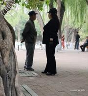 公园老头乐（大爷这小身板子能操动这老肥逼吗）1