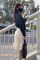 女神降临：口罩也遮挡不住她的美2