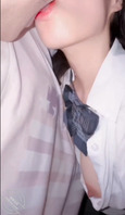 [原创]把妹妹的嘴巴当成小穴一样爆操深喉，随后带去楼道玩刺激插入内射。0