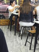 表姐跟泡友吃饭，被我监视了2