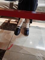 班里女同学的白袜小皮鞋0