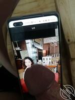 对着你们的骚婊子撸鸡巴1