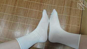 套路女生拍脚，成功要到女高原味～0