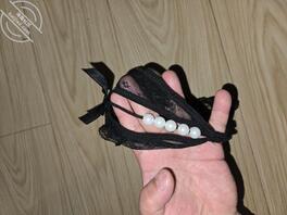 丈母娘居然穿珍珠丁字裤0