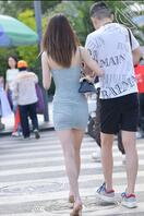 （77）极品穿搭 吊带包臀高跟凉鞋美女2