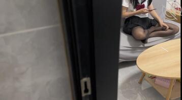 第十七章,忍不住强上了刚打扮好准备出去玩的妹妹,撕破黑丝绑住双手艹了起来0