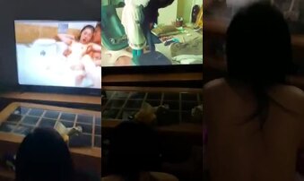 边看日本剧情片边干